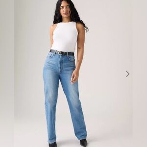 Levi's Light Blue Ribcage Straight women’s Jeans Size 25